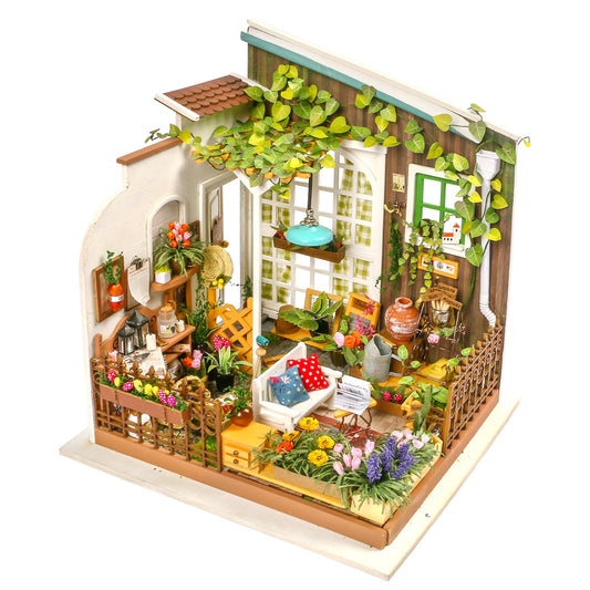 Miniature Flower Garden - Room DIY Kit With Mini Floral Decorations