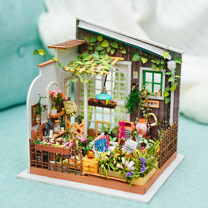 Miniature Flower Garden - Room DIY Kit With Mini Floral Decorations